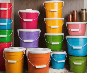 food storage buckets | kitchen kneads