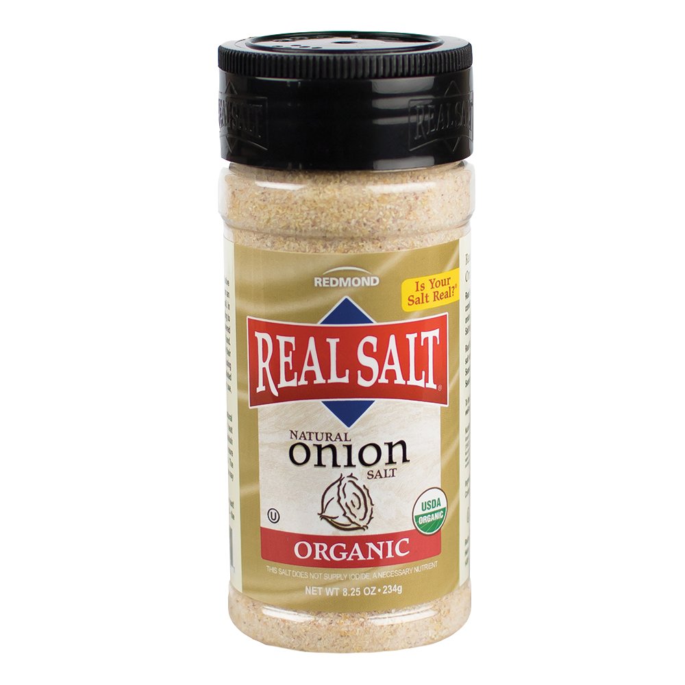 Real Salt Natural Onion Salt, 8.25 oz.