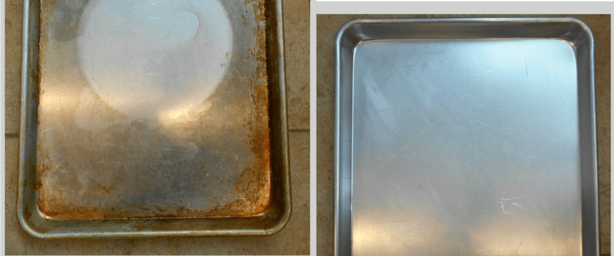 How to Clean Baked on Grease from your Baking Sheets