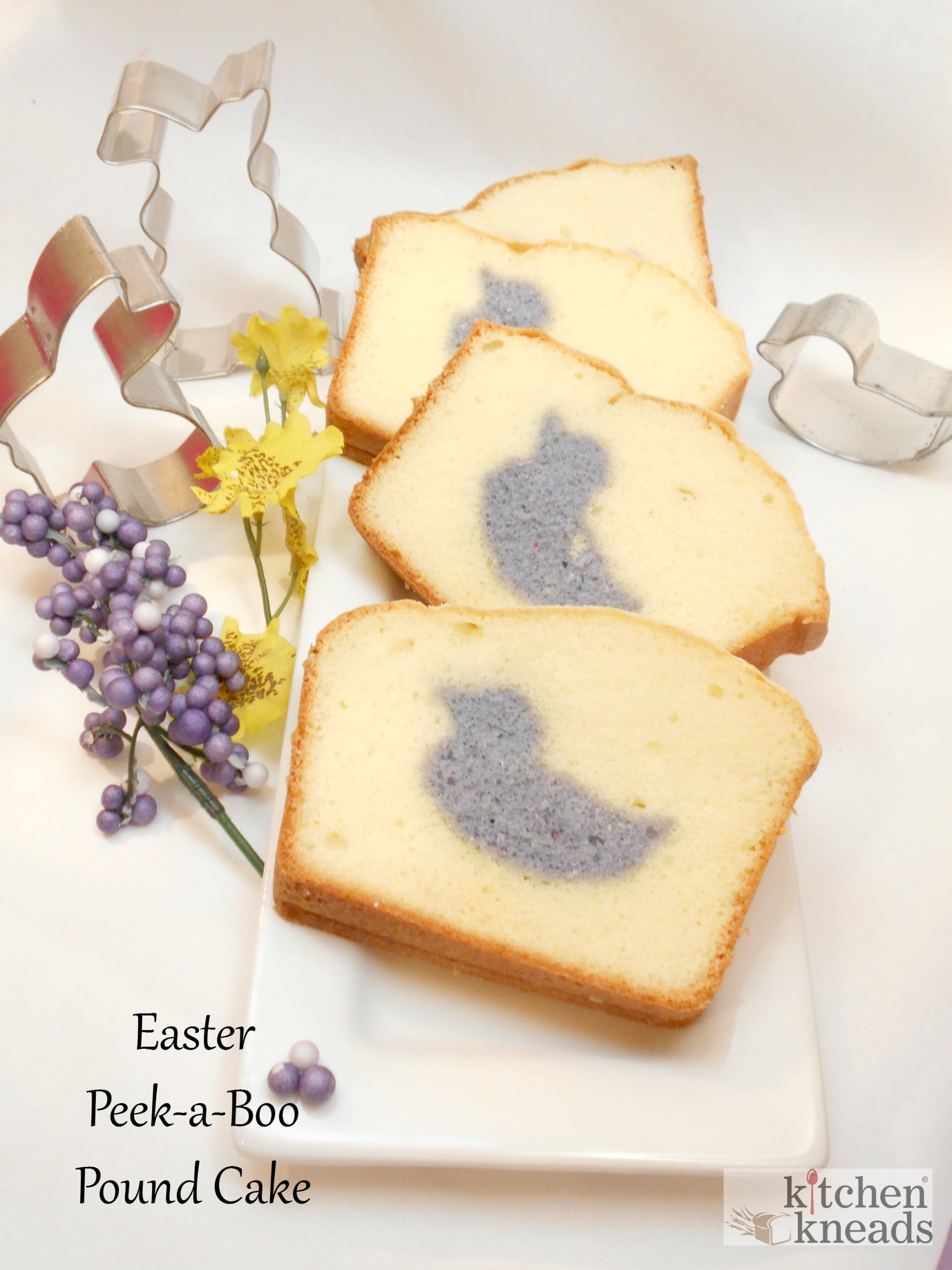 Easter Peek-a-Boo Pound Cake | Enjoy a Surprising Pound Cake this Spring!