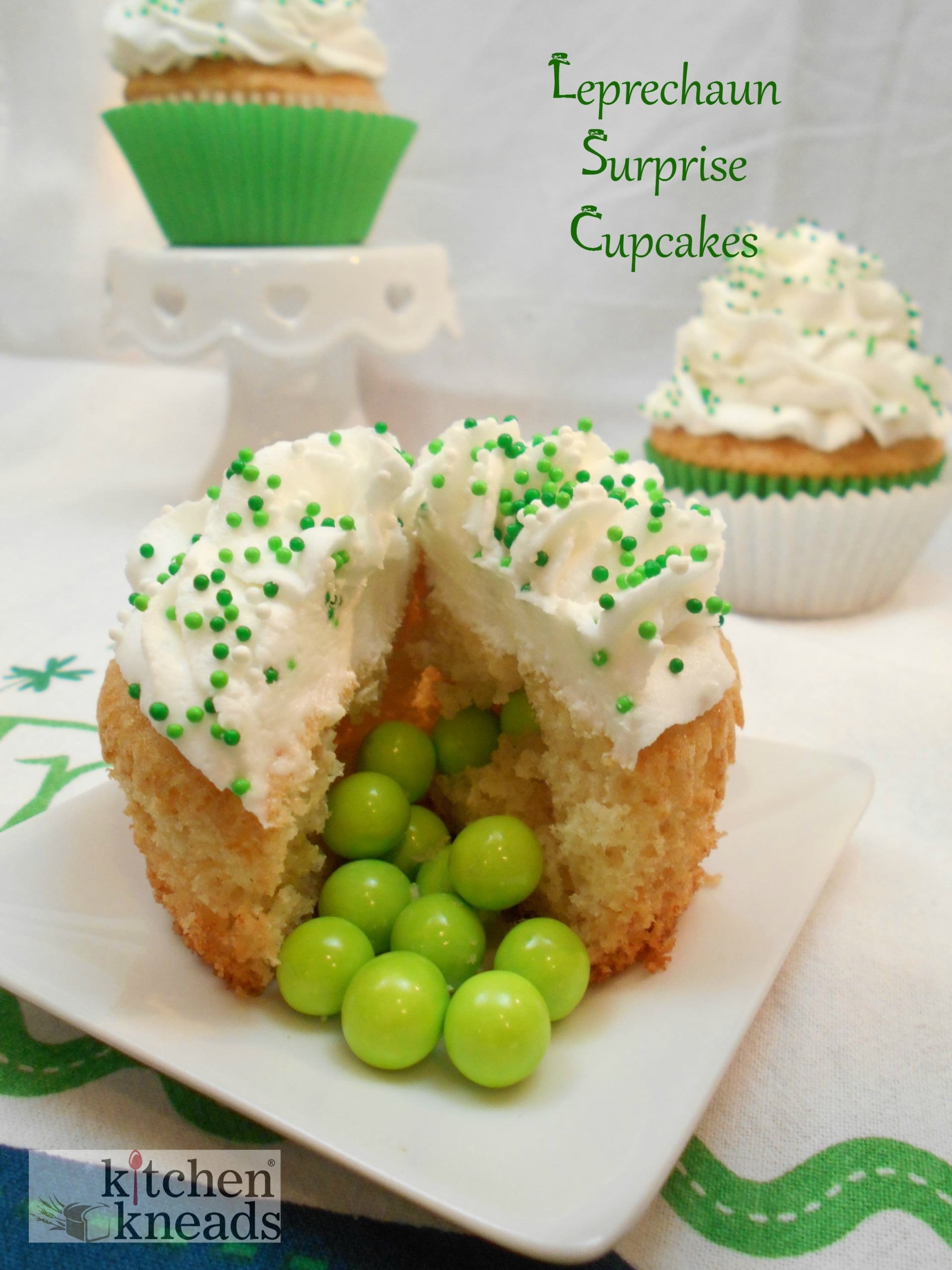 Leprechaun Surprise Cupcakes