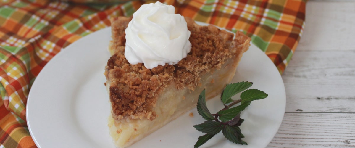 Ginger Pear Pie with Gingersnap Crumb